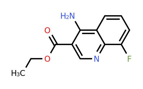 Ethyl 4-amino-8-fluoroquinoline-3-carboxylate