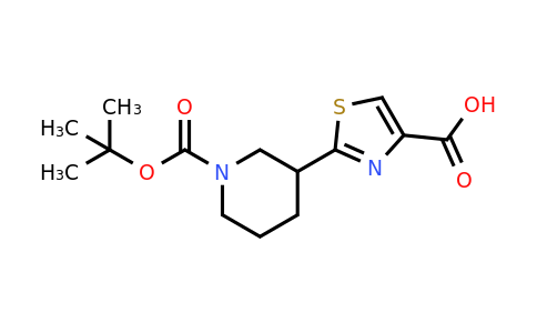 955401-18-0 | 2-(1-(tert-Butoxycarbonyl)piperidin-3-yl)thiazole-4-carboxylic acid
