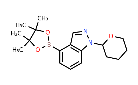 956388-05-9 | 1-(Tetrahydropyran-2-yl)-4-(4,4,5,5-tetramethyl[1,3,2]dioxaborolan-2-yl)-1H-indazole