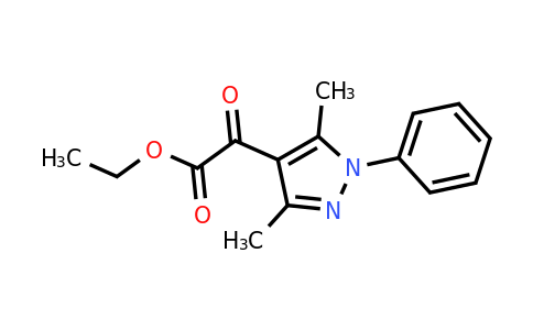 956506-25-5 | Ethyl 2-(3,5-dimethyl-1-phenyl-1h-pyrazol-4-yl)-2-oxoacetate