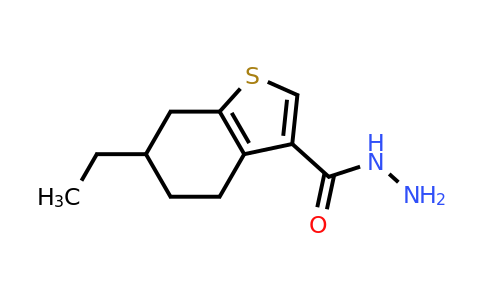 956576-48-0 | 6-Ethyl-4,5,6,7-tetrahydrobenzo[b]thiophene-3-carbohydrazide