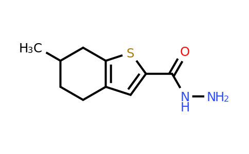 956576-52-6 | 6-Methyl-4,5,6,7-tetrahydrobenzo[b]thiophene-2-carbohydrazide