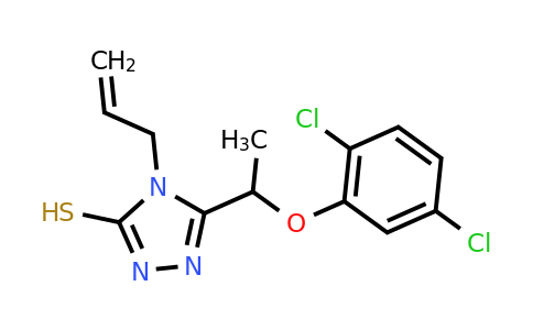 4-Allyl-5-(1-(2,5-dichlorophenoxy)ethyl)-4H-1,2,4-triazole-3-thiol