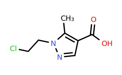 1-(2-Chloroethyl)-5-methyl-1H-pyrazole-4-carboxylic acid
