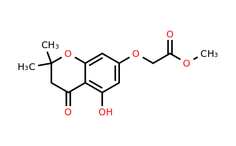 956950-84-8 | Methyl 2-((5-hydroxy-2,2-dimethyl-4-oxochroman-7-yl)oxy)acetate