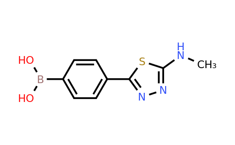 957034-49-0 | [4-[5-(Methylamino)-1,3,4-thiadiazol-2-yl]phenyl]boronic acid