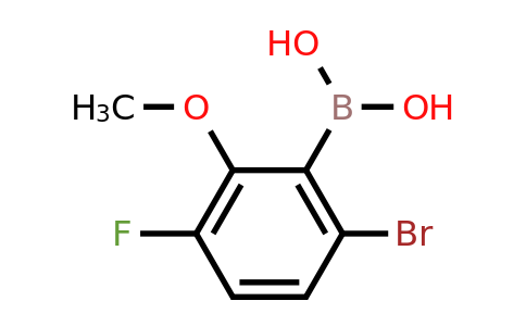 (6-Bromo-3-fluoro-2-methoxyphenyl)boronic acid