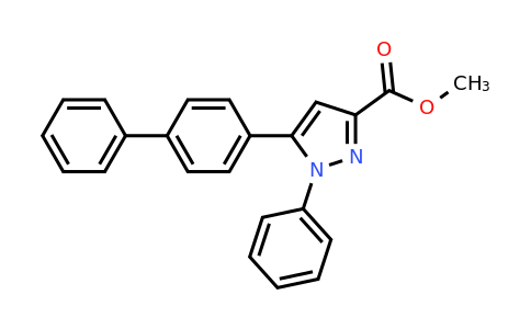 Methyl 5-{[1,1'-biphenyl]-4-yl}-1-phenyl-1h-pyrazole-3-carboxylate