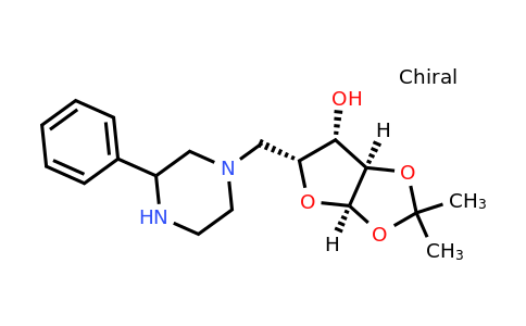 (3Ar,5r,6s,6ar)-2,2-Dimethyl-5-[(3-phenylpiperazin-1-yl)methyl]-tetrahydro-2h-furo[2,3-d][1,3]dioxol-6-ol
