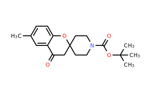 958575-85-4 | Tert-butyl 6-methyl-4-oxospiro[chromane-2,4'-piperidine]-1'-carboxylate