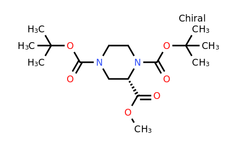 (S)-1,4-Di-tert-butyl 2-methyl piperazine-1,2,4-tricarboxylate