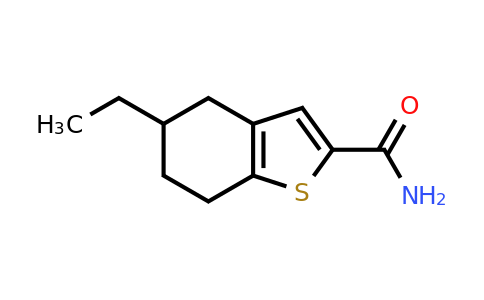 959242-18-3 | 5-Ethyl-4,5,6,7-tetrahydrobenzo[b]thiophene-2-carboxamide