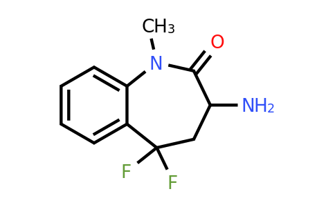 960208-88-2 | 3-Amino-5,5-difluoro-1-methyl-1,3,4,5-tetrahydro-2H-benzo[b]azepin-2-one