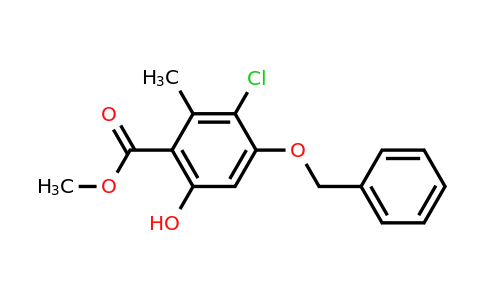 96682-19-8 | Methyl 4-(benzyloxy)-3-chloro-6-hydroxy-2-methylbenzoate