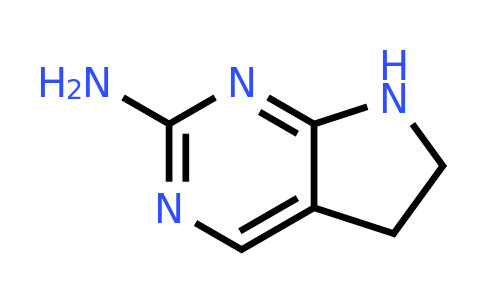97482-19-4 | 6,7-Dihydro-5H-pyrrolo[2,3-d]pyrimidin-2-amine