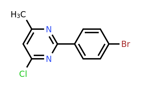 97513-47-8 | 2-(4-Bromophenyl)-4-chloro-6-methylpyrimidine