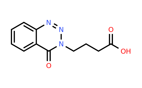 97609-03-5 | 4-(4-Oxo-3,4-dihydro-1,2,3-benzotriazin-3-yl)butanoic acid