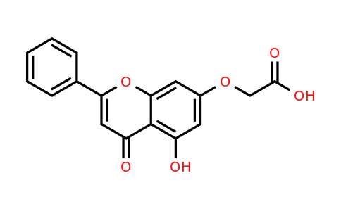 97980-71-7 | 2-[(5-hydroxy-4-oxo-2-phenyl-4h-chromen-7-yl)oxy]acetic acid