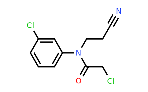 2-Chloro-n-(3-chlorophenyl)-n-(2-cyanoethyl)acetamide