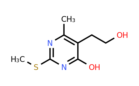 98489-83-9 | 5-(2-Hydroxyethyl)-6-methyl-2-(methylthio)pyrimidin-4-ol