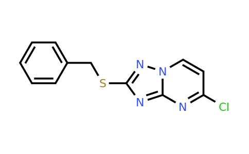 98968-28-6 | 2-(Benzylthio)-5-chloro-[1,2,4]triazolo[1,5-a]pyrimidine