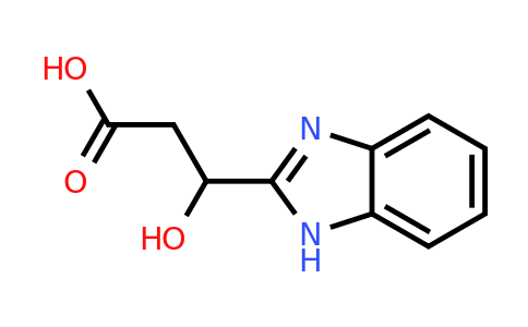 3-(1H-Benzo[d]imidazol-2-yl)-3-hydroxypropanoic acid
