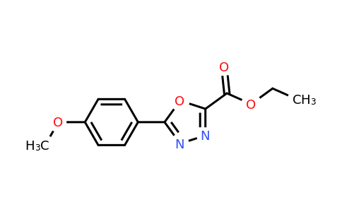 99367-44-9 | Ethyl 5-(4-methoxyphenyl)-1,3,4-oxadiazole-2-carboxylate