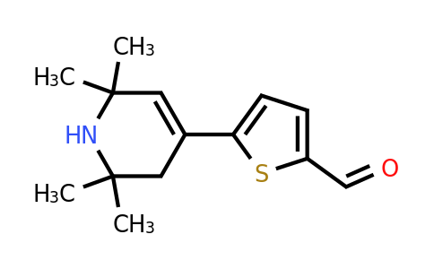 99539-08-9 | 5-(2,2,6,6-Tetramethyl-1,2,3,6-tetrahydropyridin-4-yl)thiophene-2-carbaldehyde