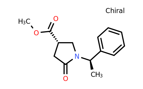 Methyl (3S)-5-oxo-1-[(1R)-1-phenylethyl]pyrrolidine-3-carboxylate