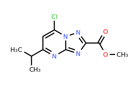 99951-44-7 | Methyl 7-chloro-5-(propan-2-yl)-[1,2,4]triazolo[1,5-a]pyrimidine-2-carboxylate
