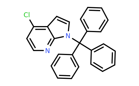 4-Chloro-1-trityl-1H-pyrrolo[2,3-b]pyridine