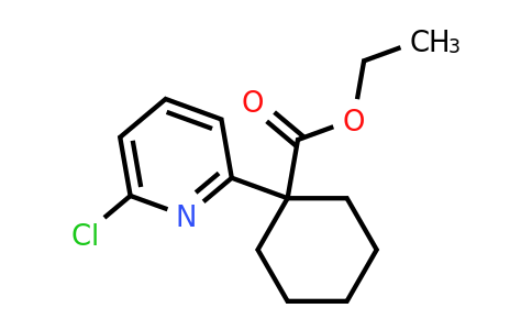 ethyl 1-(6-Chloropyridin-2-yl)cyclohexane-1-carboxylate